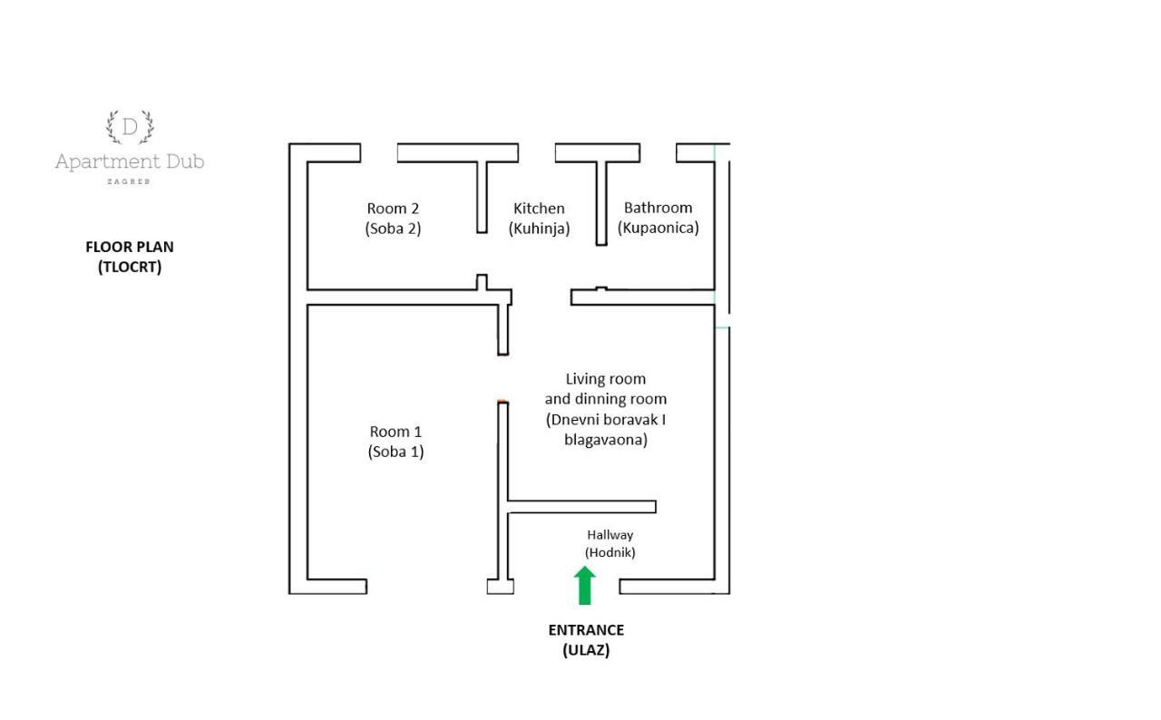 Dub Apartments Zagreb - Free Parking الغرفة الصورة